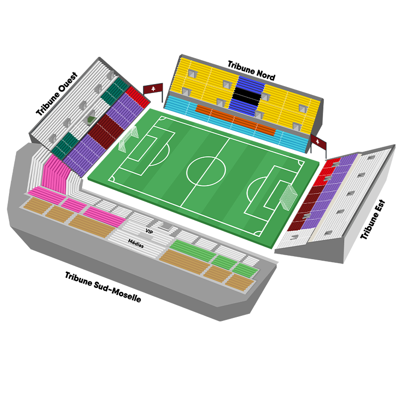 Plan de stade