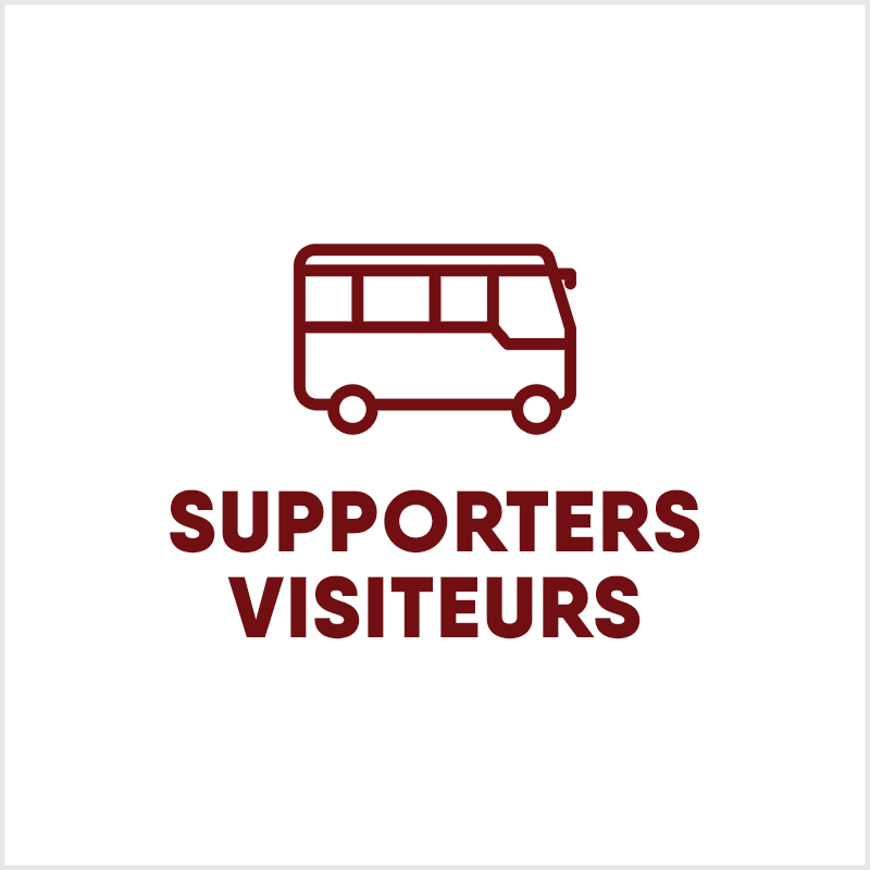 Supporters visiteurs