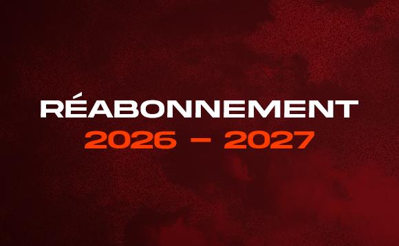 Réabonnement 2026-2027